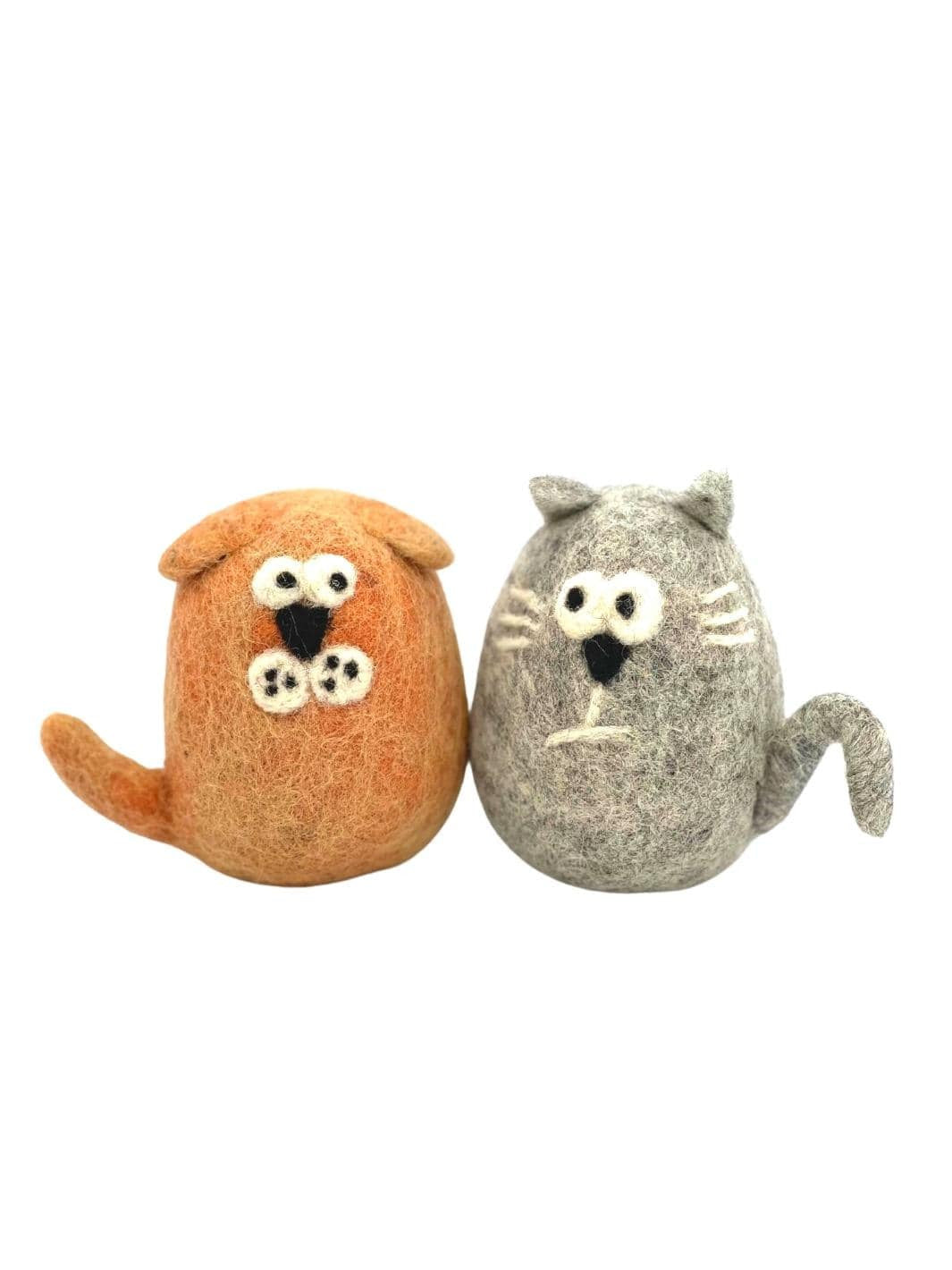 Eco Ornament - Furever Brother (Cream & Grey) | Dog & Cat Ornaments | Eco Gifts | Dog Lover Gift | Cat Lover Gift | Charity Collection | Charity Goods | Eco Dog & Cat  