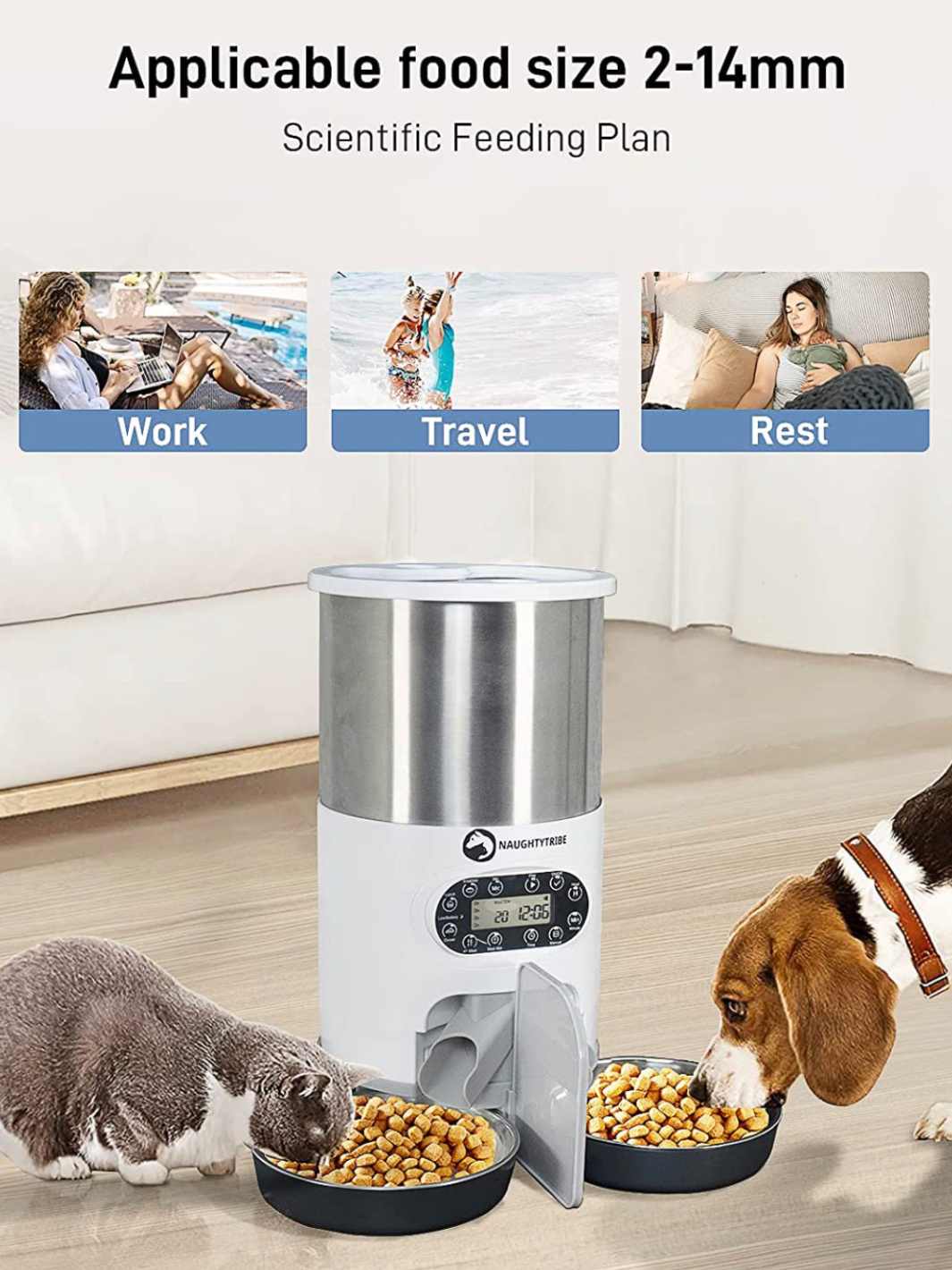 Automatic Pet Feeder for Dog and Cat - 4.5L