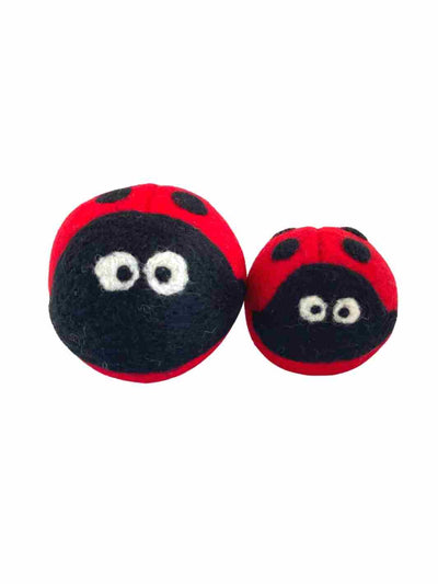 Jumbo Eco Dog Ball (Ladybug) - 10 cm