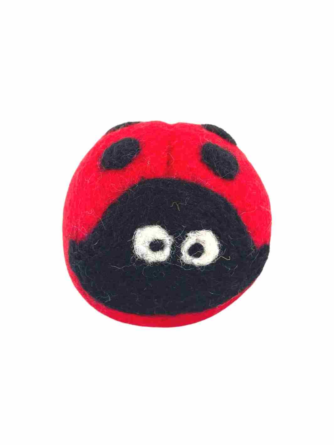 Jumbo Eco Dog Ball (Ladybug) - 10 cm