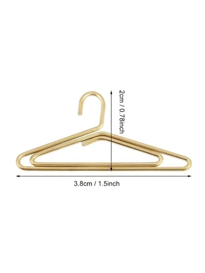 Clothes Hangers Paperclips - Gold