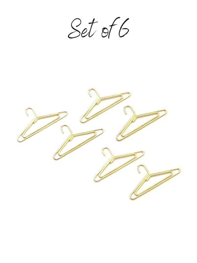 Clothes Hangers Paperclips - Gold