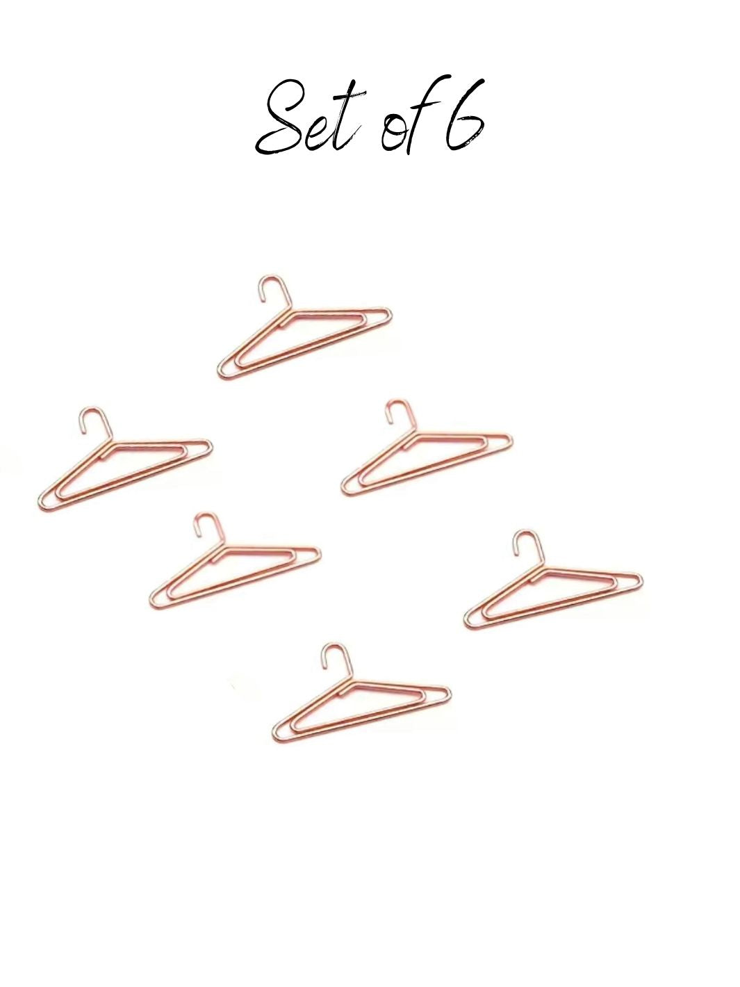 Clothes Hangers Paperclips - Rose Gold