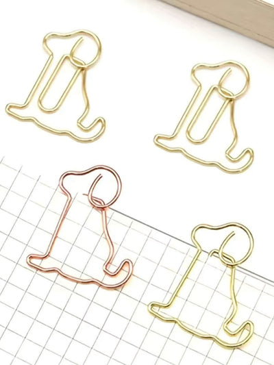 Paperclips for Dog Lovers - Gold
