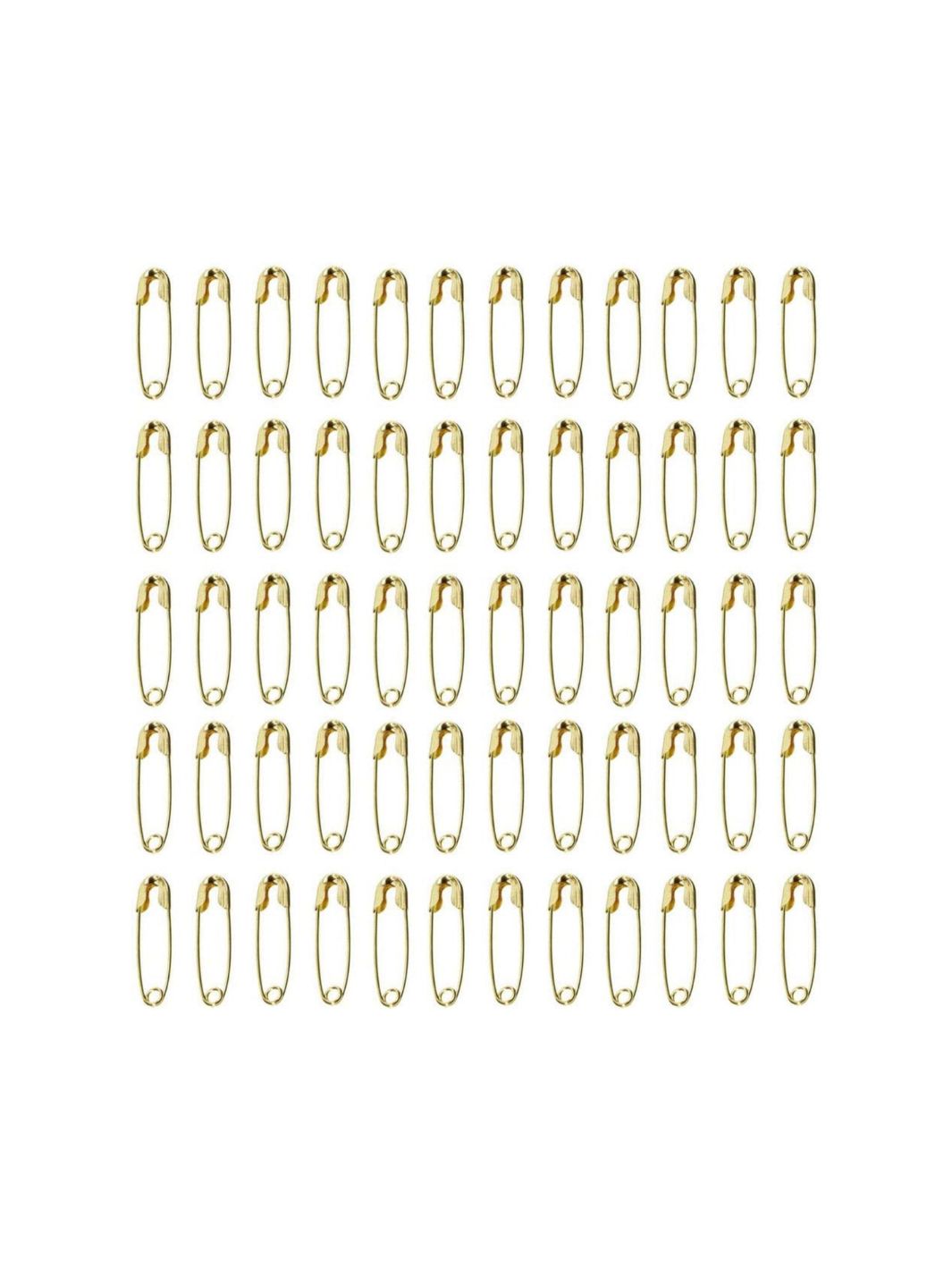 Mini Safety Pins - Gold