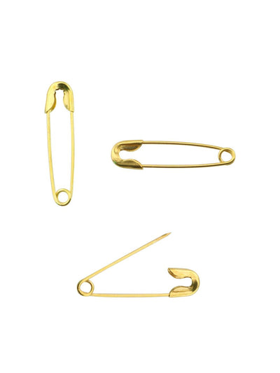 Mini Safety Pins - Gold