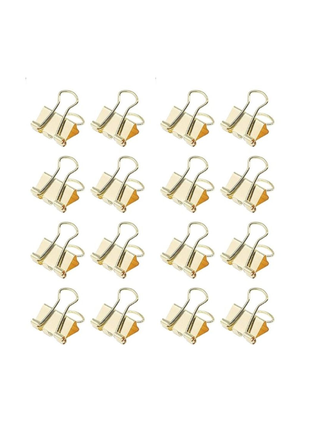 Mini Foldback Clips 15mm - Gold