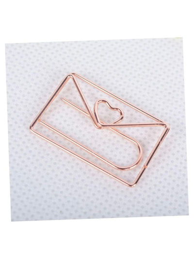 Envelope Paperclips - Rose Gold