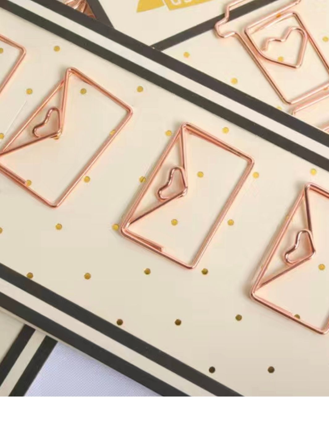 Envelope Paperclips - Rose Gold