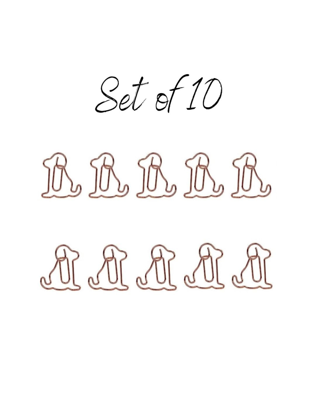 Paperclips for Dog Lovers - Rose Gold