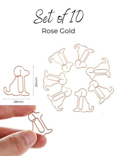 Paperclips for Dog Lovers - Rose Gold