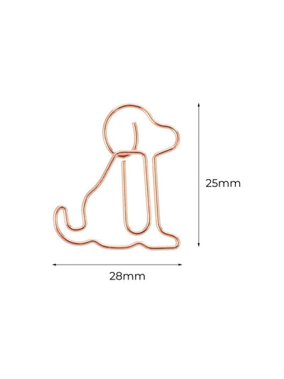Paperclips for Dog Lovers - Rose Gold