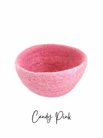 Educational Kid Toys | Felt Stacking Bowls | Felt Bowls | Boho Chic | Earth Colours | Rainbow | Eco Gift | Eco Storage | Eco Dog & Cat 