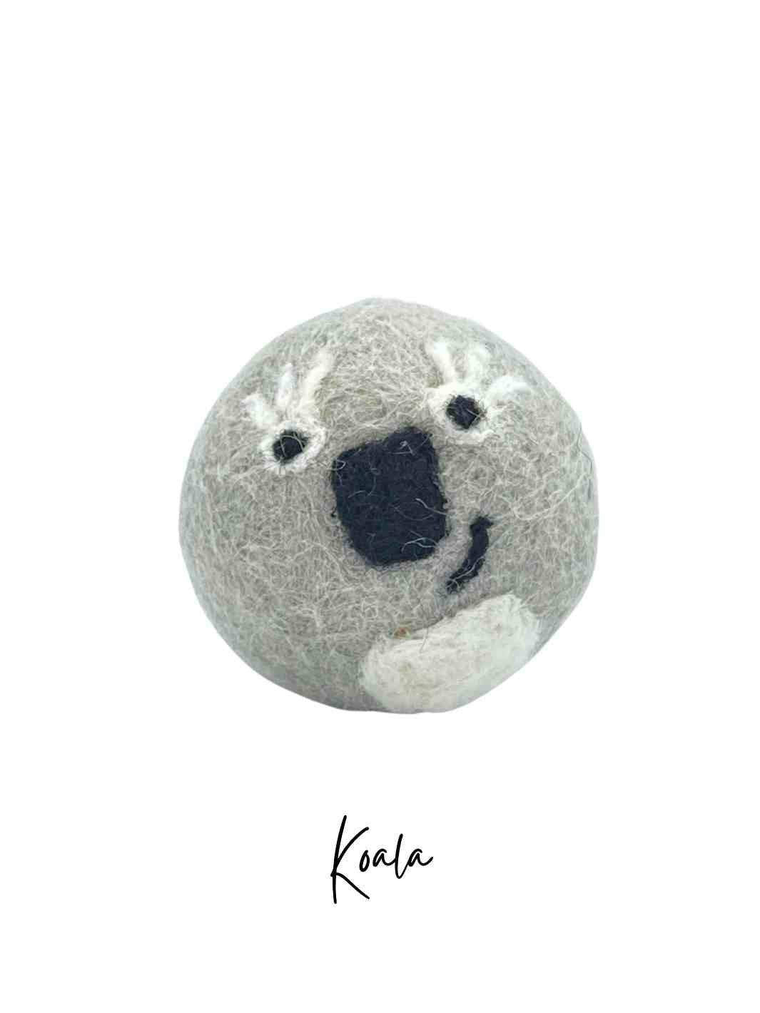 Eco Cat Toys | Cat Ball Toys | Cat Pawty Box - Aussie Mates | Handmade Cat Toys | Koala | Eco Dog & Cat 