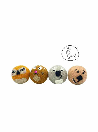 Eco Cat Toys | Cat Ball Toys | Cat Pawty Box - Aussie Mates | Handmade Cat Toys | Eco Dog & Cat 