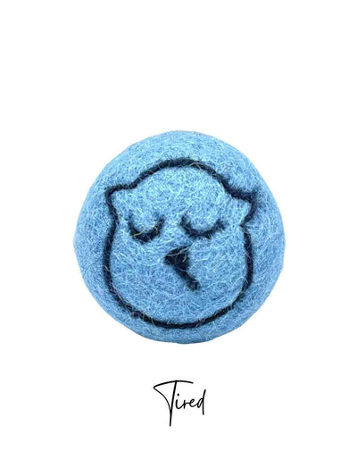 Eco Cat Toys | Cat Ball Toys | Eco Cat Ball Toys - Meow Diary (Set of 10) | Handmade Cat Toys | Tired Cat | Eco Dog & Cat 