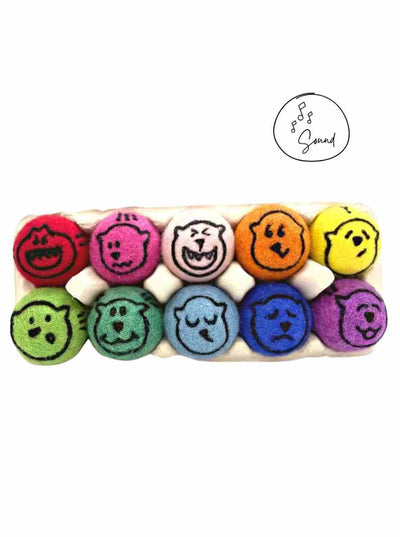 Eco Cat Toys | Cat Ball Toys | Eco Cat Ball Toys - Meow Diary (Set of 10) | Handmade Cat Toys | Eco Dog & Cat 