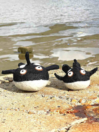 Educational Kid Toys | Felt Toy | Toy Sea Animal | Orca | Felt Orca | Felt Sea Creature | Eco Dog & Cat