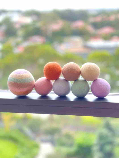 Felt Sensory Balls (Boho) - Set of 8