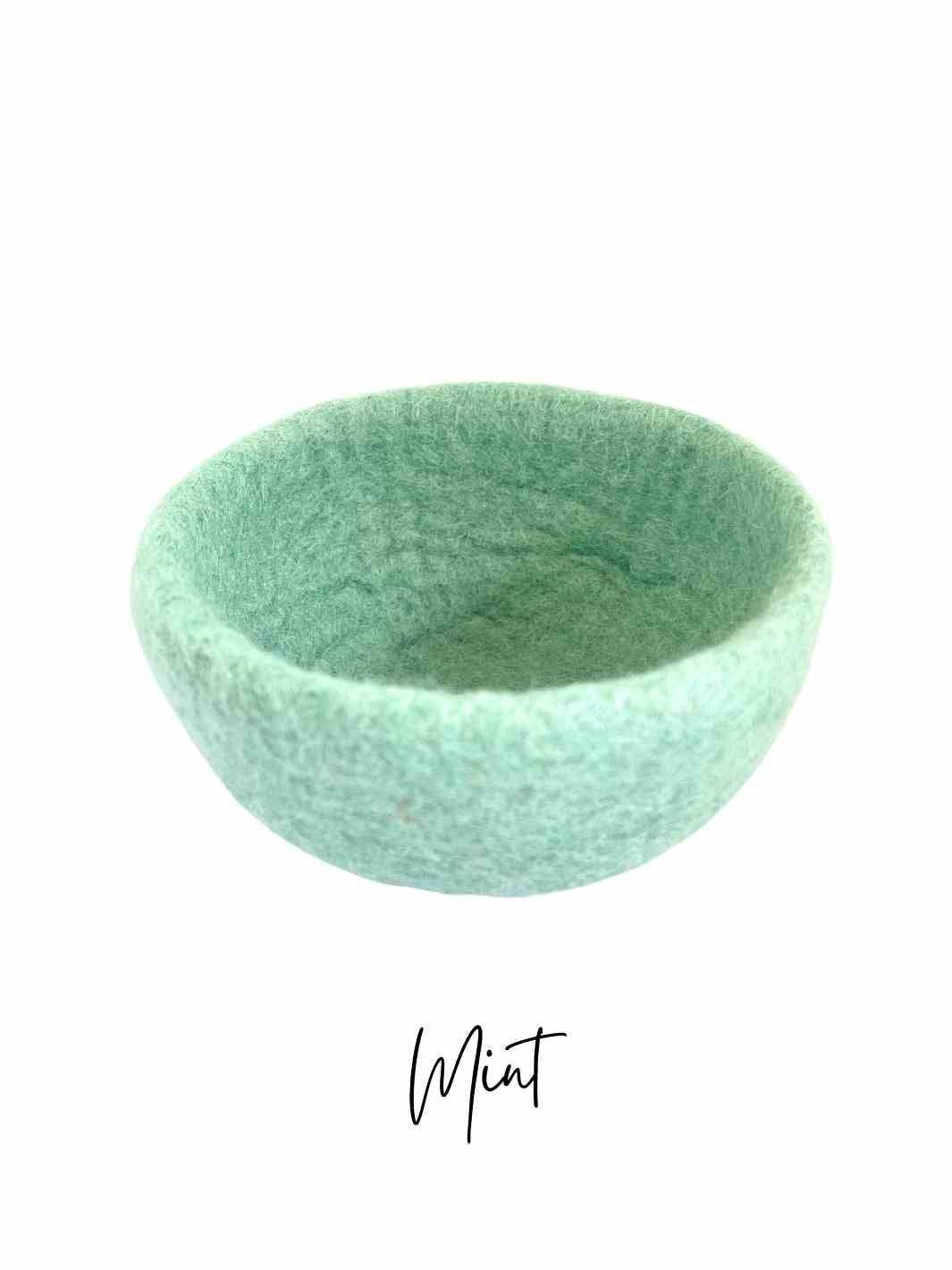 Educational Kid Toys | Felt Stacking Bowls - Set of 7 (Boho) | Felt Bowls | Boho Chic | Earth Colours | Eco Dog & Cat 