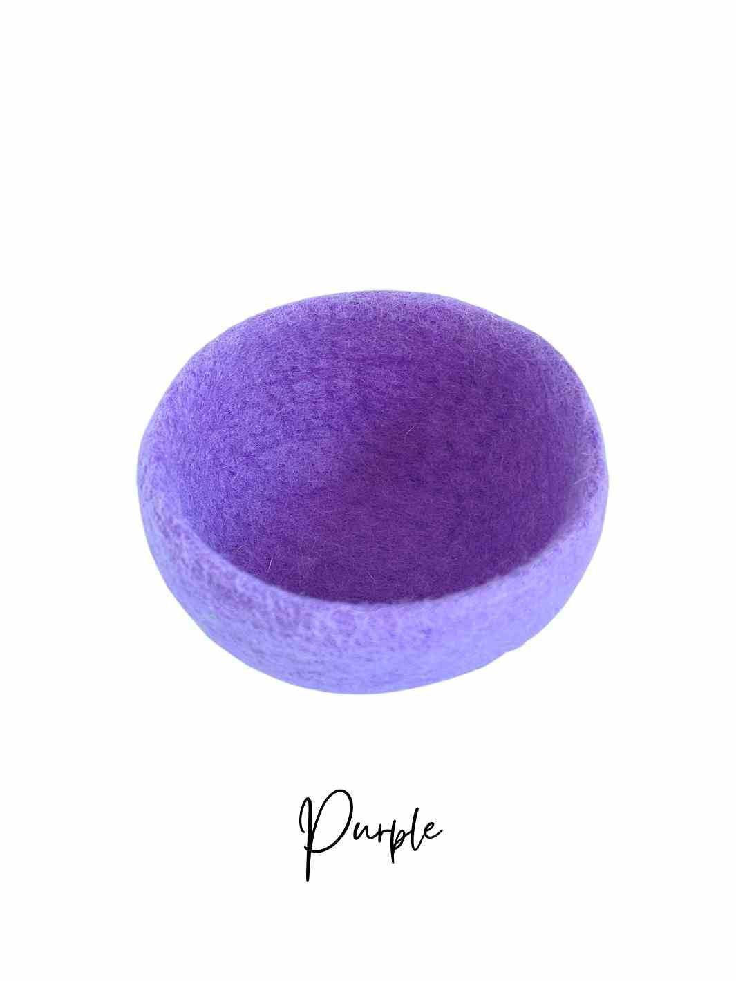 Educational Kid Toys | Felt Stacking Bowls - Set of 7 (Rainbow) | Felt Bowls | Rainbow 🌈 Colours |🌈 | Eco Dog & Cat 