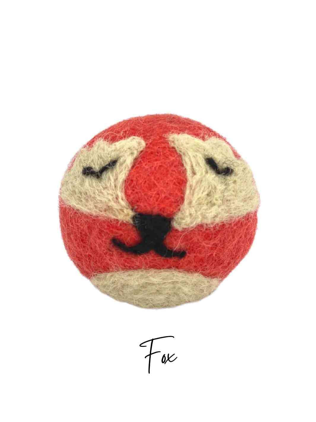 Eco Cat Toys | Cat Ball Toys | Eco Cat Ball Toys - Mix and Match | Handmade Cat Toys | Fox | Eco Dog & Cat 