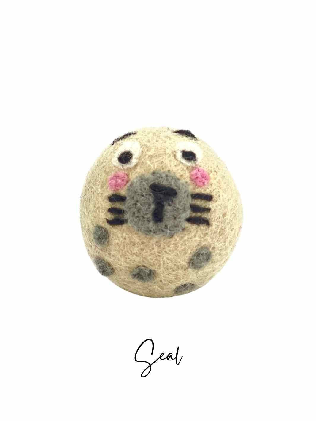 Eco Cat Toys | Cat Ball Toys | Seal | Eco Cat Ball Toys - Mix and Match | Handmade Cat Toys | Eco Dog & Cat 