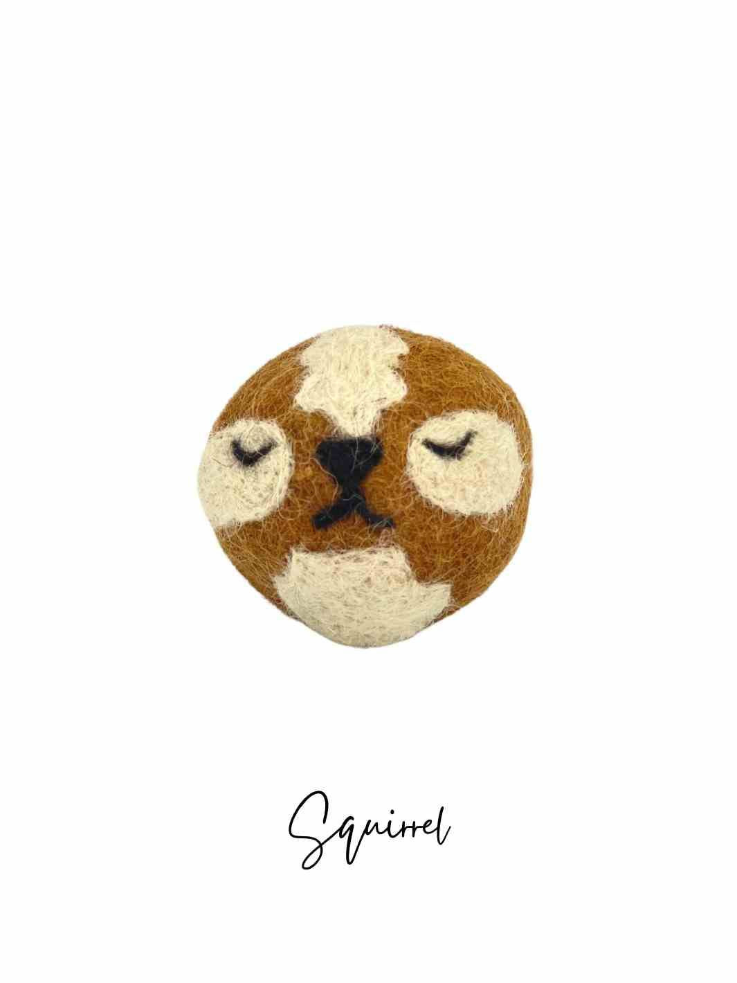 Eco Cat Toys | Cat Ball Toys | Eco Cat Ball Toys - Mix and Match | Handmade Cat Toys | Squirrel | Eco Dog & Cat 