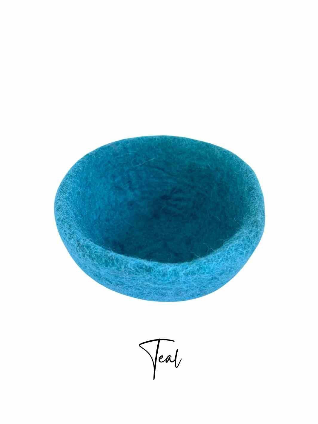 Educational Kid Toys | Felt Stacking Bowls | Felt Bowls | Boho Chic | Earth Colours | Rainbow | Eco Gift | Eco Storage | Eco Dog & Cat 