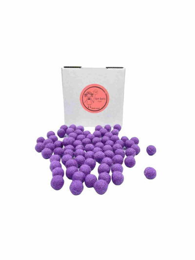 Eco-Friendly Craft Supplies | Wool Felt Balls - 1 cm (Lilac) | Eco Dog & Cat 