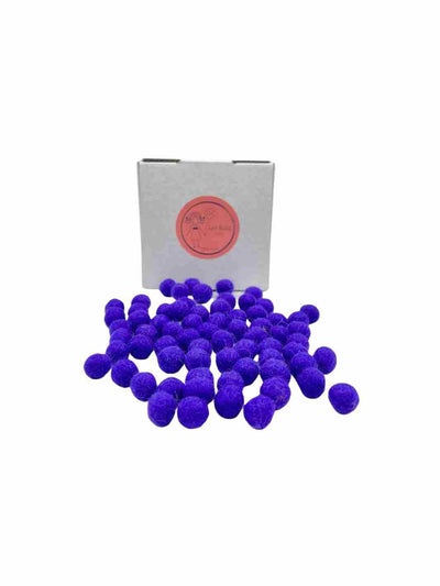 Eco-Friendly Craft Supplies | Wool Felt Balls - 1 cm (Violet) | Eco Dog & Cat 