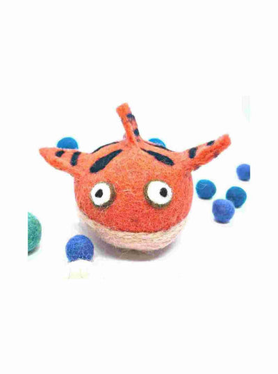 Felt Toys | Eco Cat Toys - Felt Tiger Shark 🦈 | Handmade Toys | Toy Sea Animals | Eco Dog & Cat