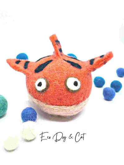 Educational Kid Toys | Felt Toy | Toy Sea Animal | Felt Sea Animals - Set of 7 | Felt Sea Creatures | Eco Dog & Cat