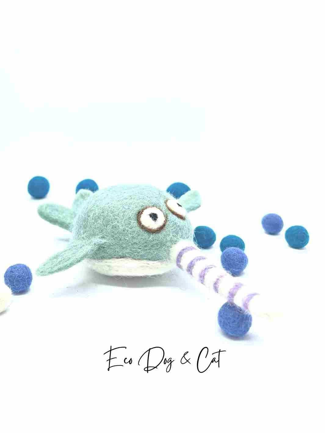 Educational Kid Toys | Felt Toy | Toy Sea Animal | Felt Sea Animals - Set of 7 | Felt Sea Creatures | Eco Dog & Cat