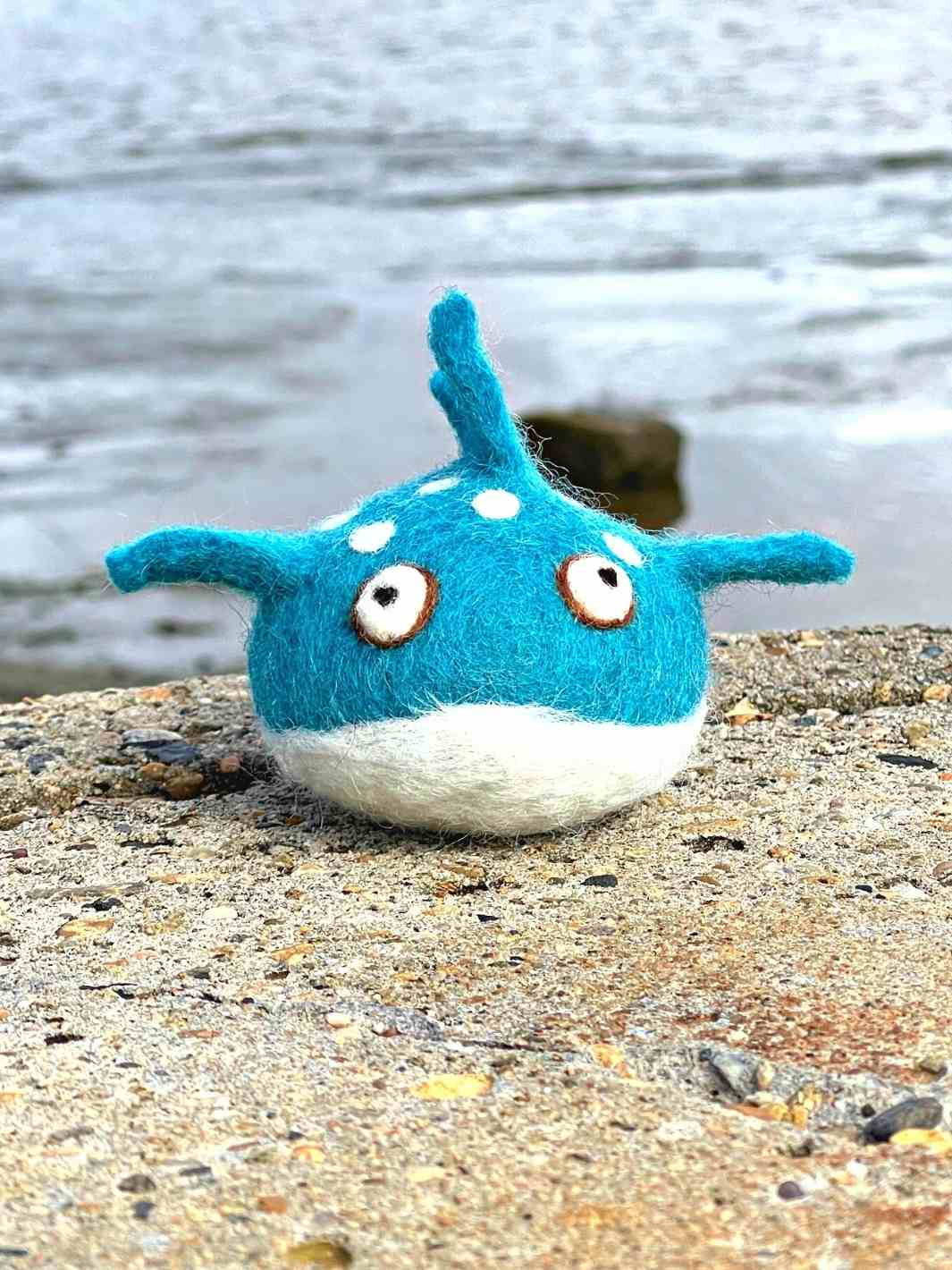 Felt Toys | Eco Cat Toys - Felt Bull Shark 🦈 | Handmade Toys | Toy Sea Animals | Eco Dog & Cat