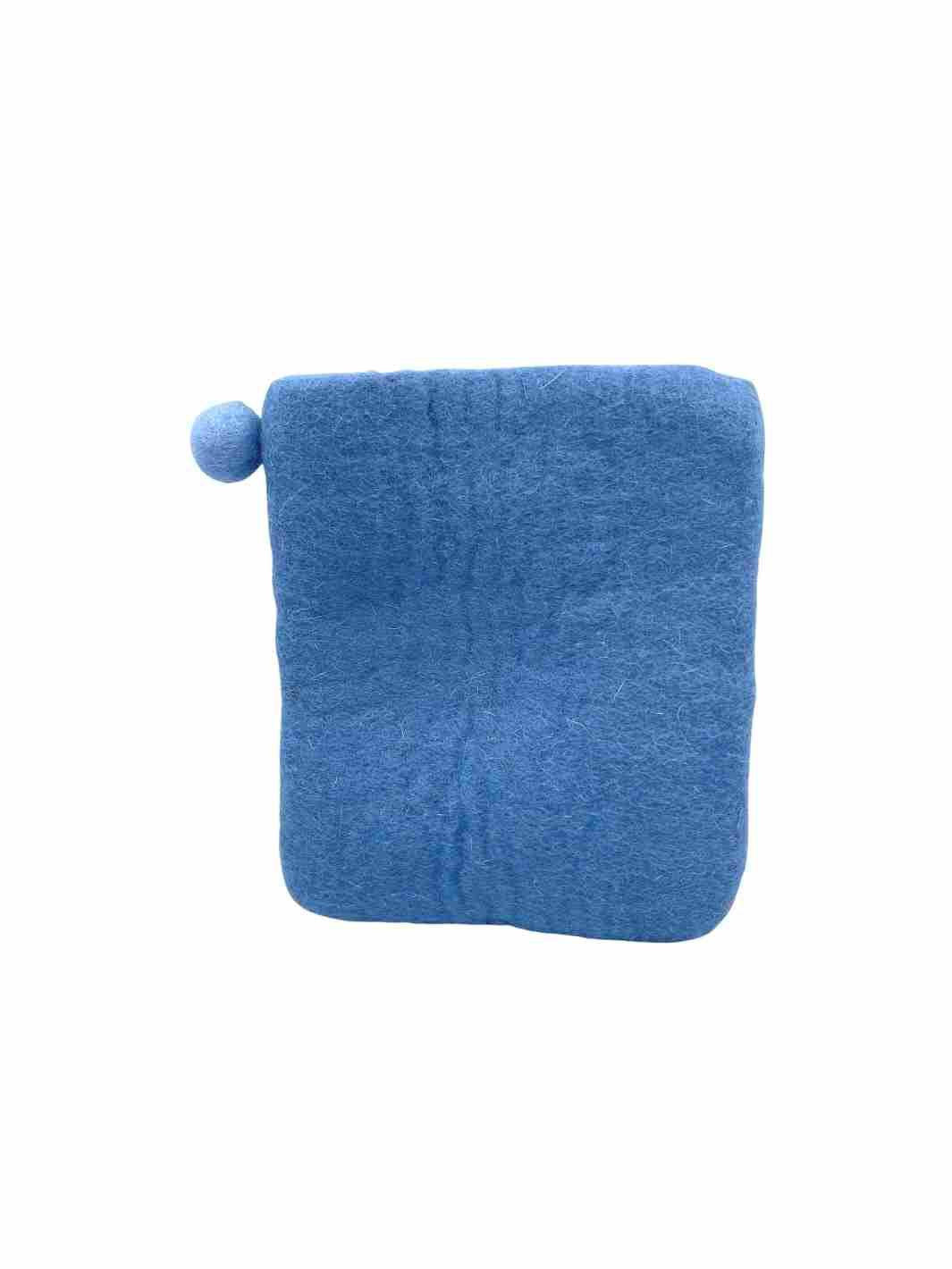 Eco Storage | Felt Zipper Storage Pouch (Baby Blue) | Felt Pouch | Eco Dog & Cat 